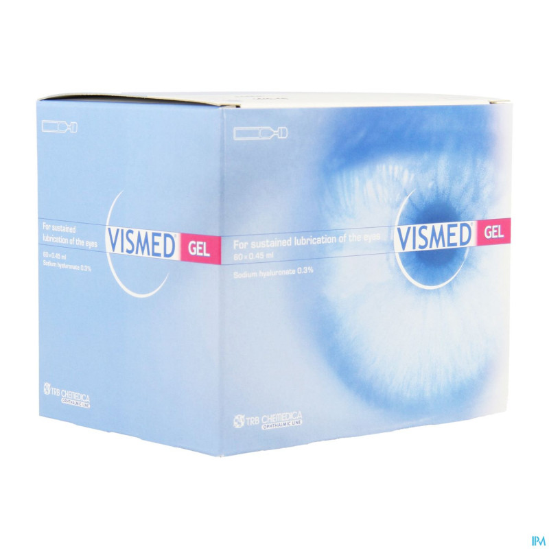 Vismed gel lubrifiant oculaire 0,3% fl 60 x 0,45ml