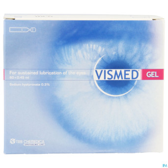Vismed gel lubrifiant oculaire 0,3% fl 60 x 0,45ml