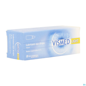 Vismed light lubrifiant oculaire 0,1%    15ml