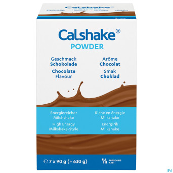 Calshake energie chocolat sachet pdr 7x90g