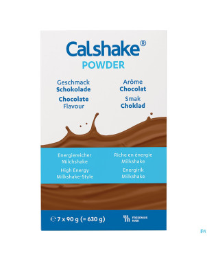 Calshake energie chocolat sachet pdr 7x90g