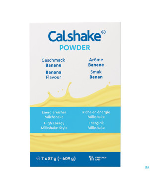 Calshake energie banane sachet pdr 7x87g