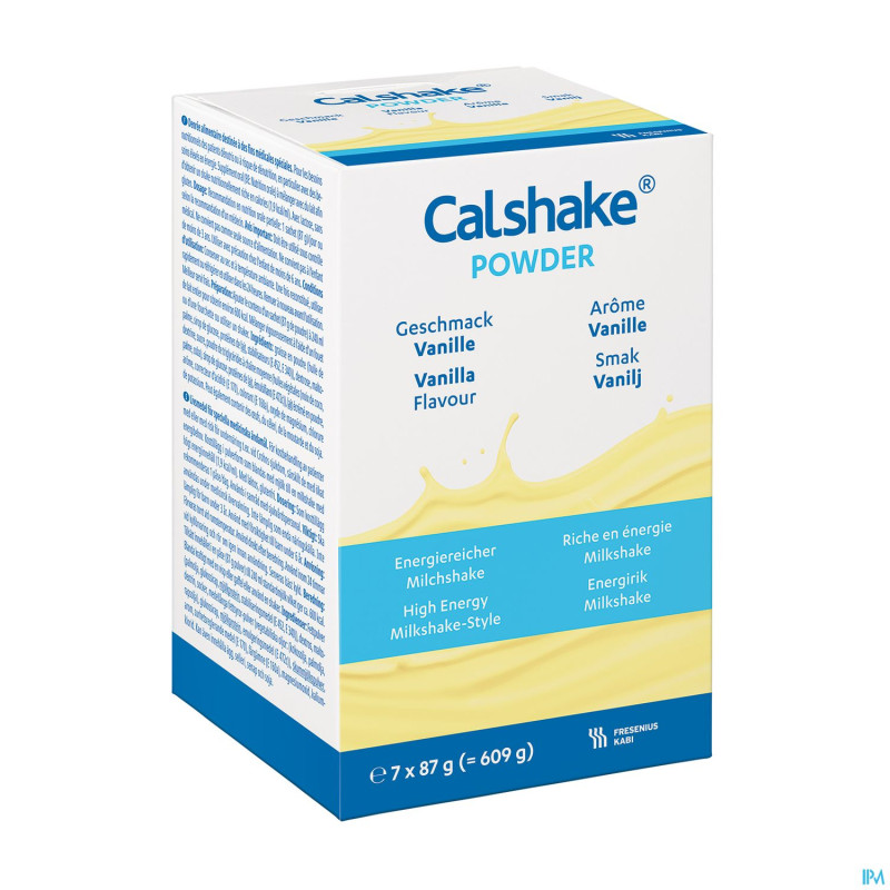 Calshake energie vanille sachet pdr 7x87g