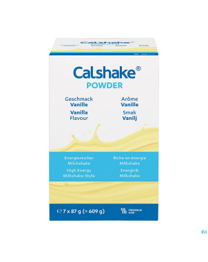 Calshake energie vanille sachet pdr 7x87g