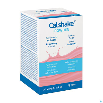 Calshake energie fraise sachet pdr 7x87g
