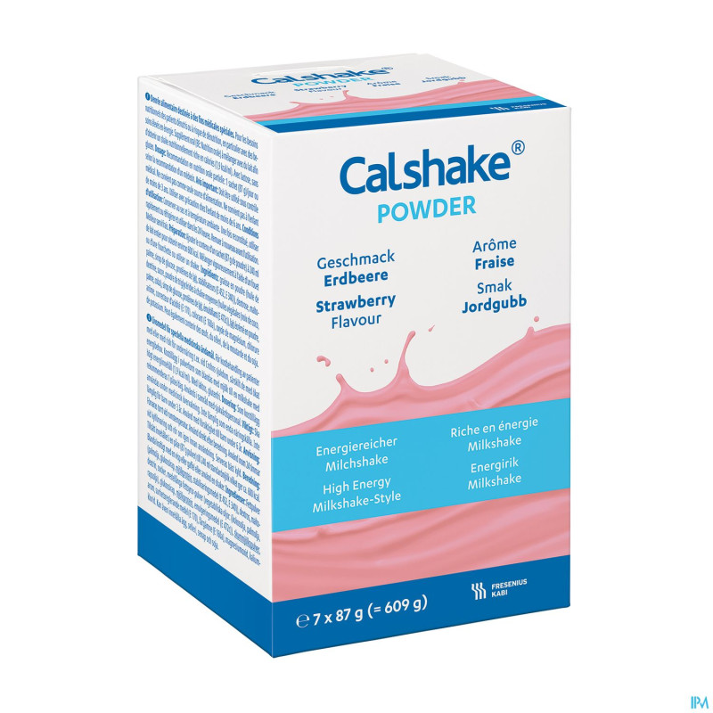 Calshake energie fraise sachet pdr 7x87g
