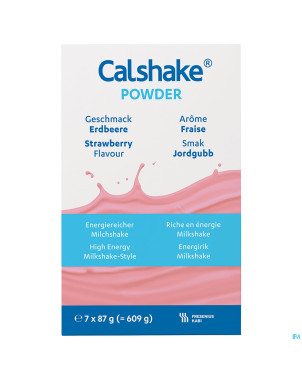 Calshake energie fraise sachet pdr 7x87g