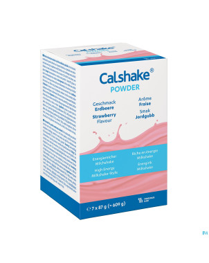 Calshake energie fraise sachet pdr 7x87g