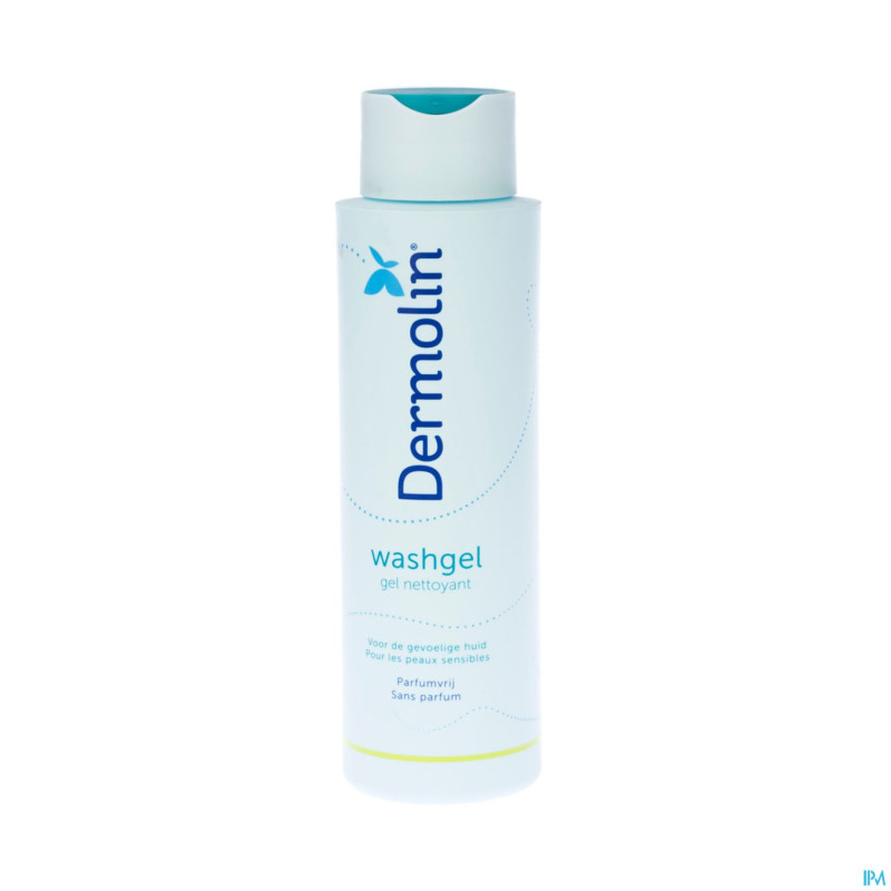 Dermolin gel nettoyant n/parf recharge 400ml