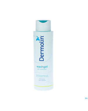Dermolin gel nettoyant n/parf recharge 400ml