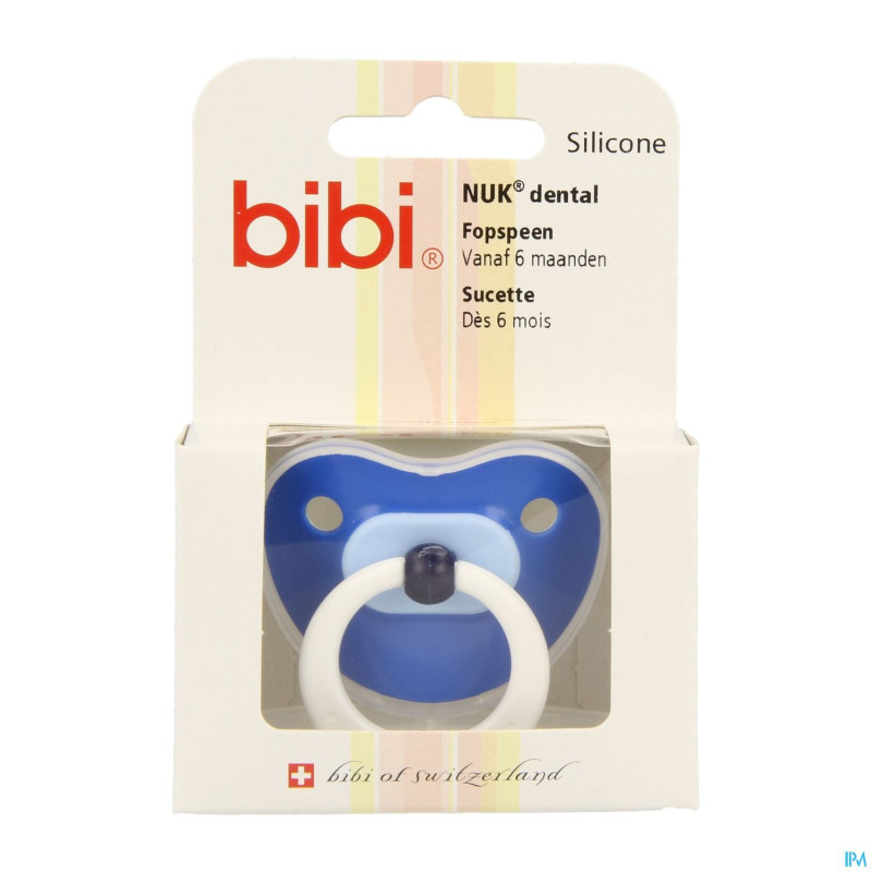 Bibi sucette pop dental bleue    6m 04