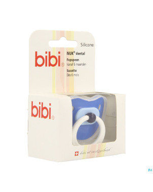 Bibi sucette pop dental bleue    6m 04