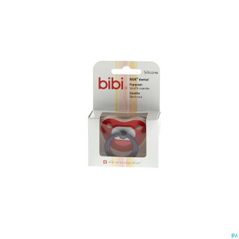 Bibi sucette pop dental rouge    6m 04