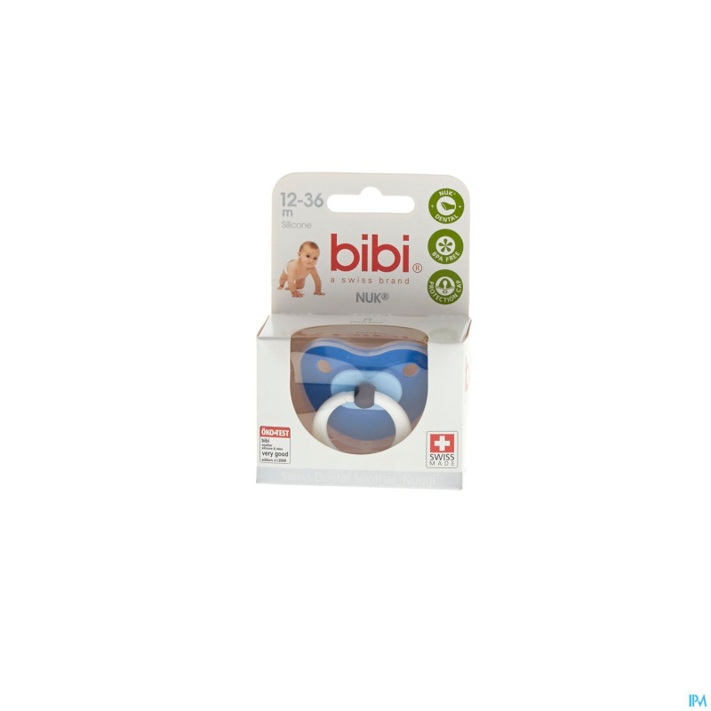 Bibi sucette pop dental bleue    12m 04