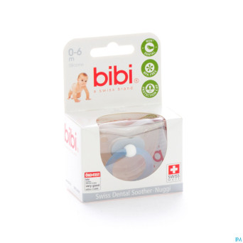 Bibi sucette soft blanche 1jour transp.