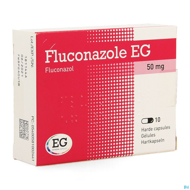 Fluconazol eg  50 mg caps 10