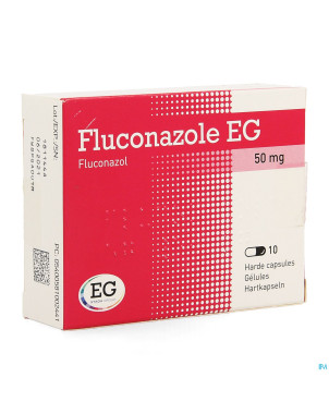 Fluconazol eg  50 mg caps 10