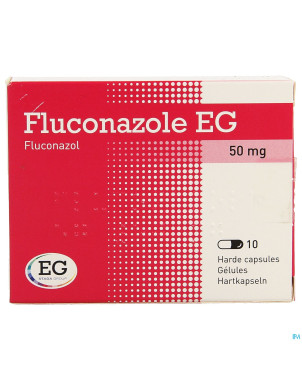 Fluconazol eg  50 mg caps 10