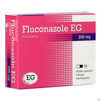 Fluconazol eg 200 mg caps 10