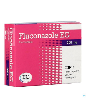 Fluconazol eg 200 mg caps 10