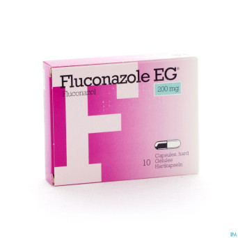 Fluconazol eg 200 mg caps 10