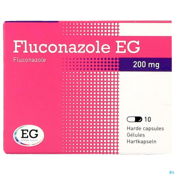 Fluconazol eg 200 mg caps 10