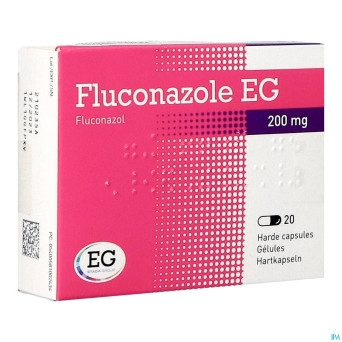 Fluconazol eg 200 mg caps 20