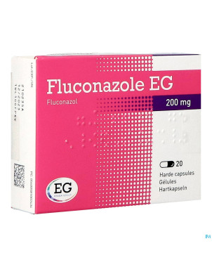 Fluconazol eg 200 mg caps 20