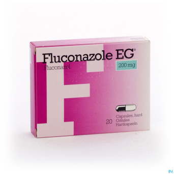 Fluconazol eg 200 mg caps 20