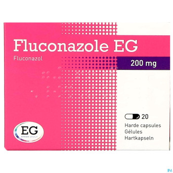 Fluconazol eg 200 mg caps 20