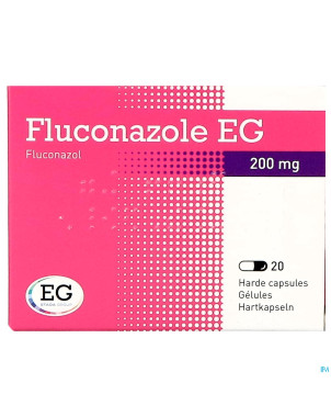 Fluconazol eg 200 mg caps 20