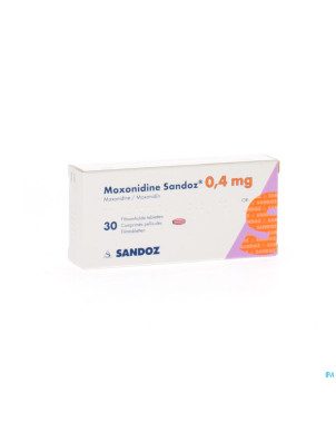 Moxonidine sandoz comp 30 x 0,4 mg