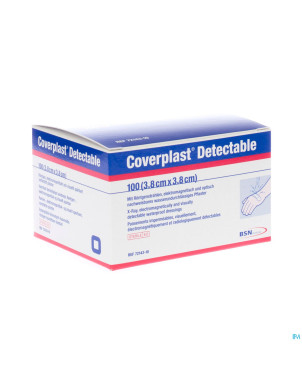 Coverplast detectable pans urgence   3,8x3,8cm 100