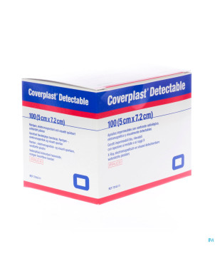 Coverplast detectable pans urgence   5,0x7,2cm 100