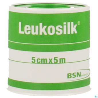Leukosilk fourreau sparadrap   5,00cmx5m 1 0102400