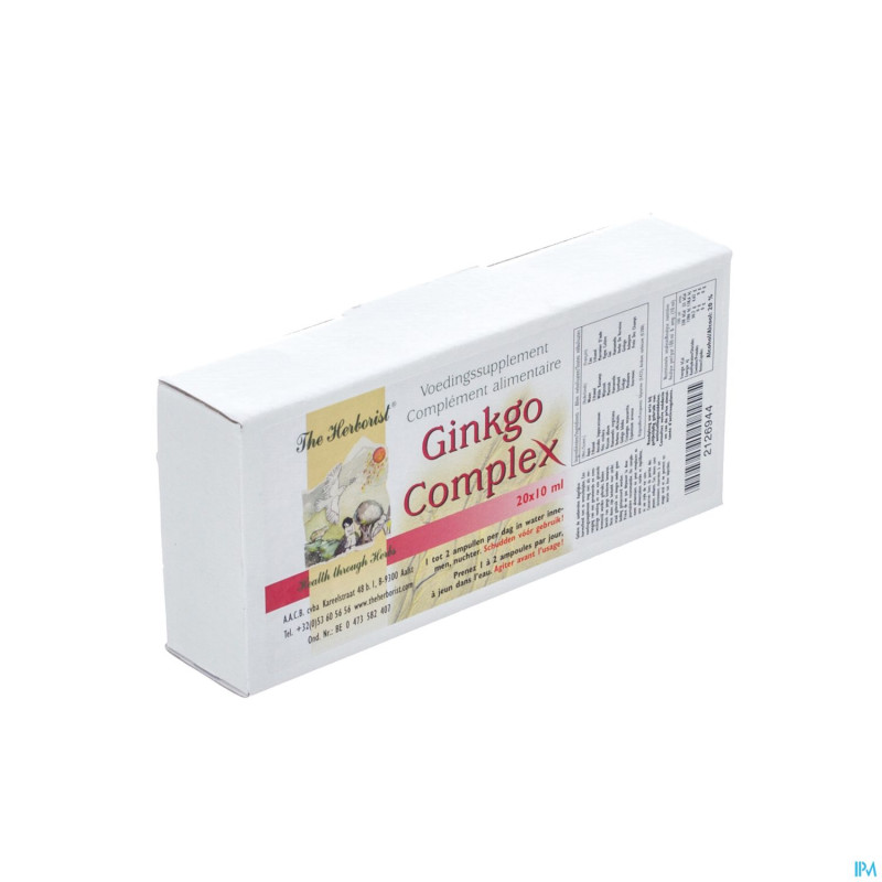 Herborist gingko complex    amp 20x10ml  0720