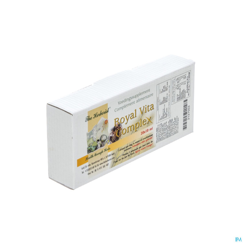 Herborist royal vita complex amp 20x10ml  0749