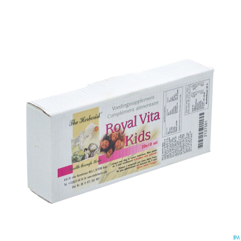 Herborist royal vita kids    amp 20x3ml  0750