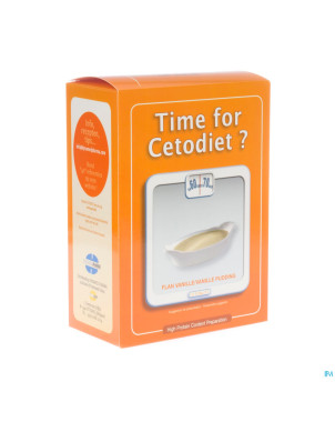 Cetodiet flan vanille    pdr sachet  6