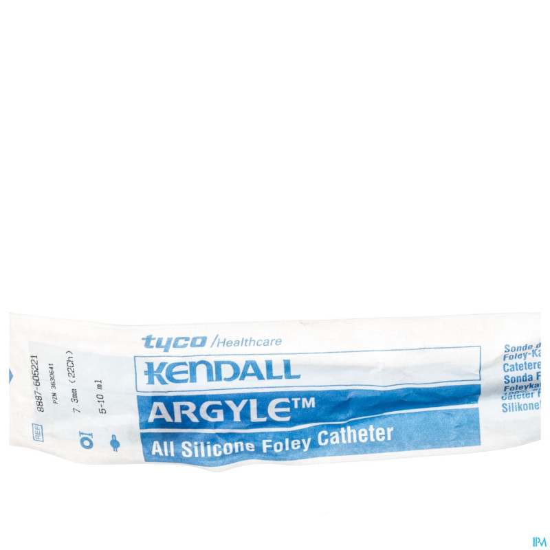 Kendall argyle sil.foley cath.ch22 5-15ml 1 605221