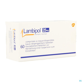 Lambipol 25mg comp dispersibles 60