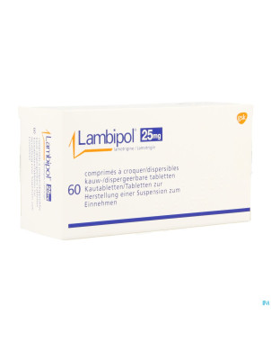 Lambipol 25mg comp dispersibles 60