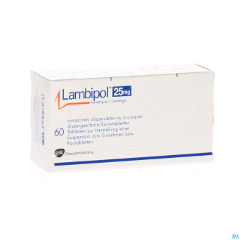 Lambipol 25mg comp dispersibles 60