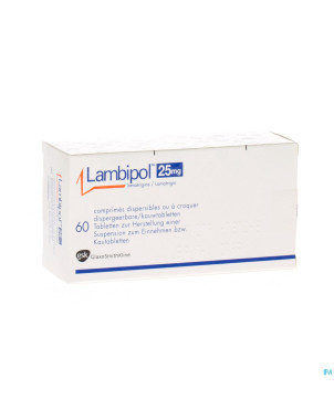 Lambipol 25mg comp dispersibles 60