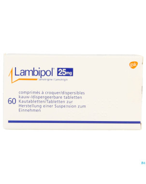 Lambipol 25mg comp dispersibles 60
