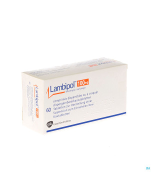 Lambipol 100mg comp dispersibles 60