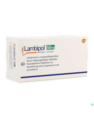 Lambipol 50mg comp dispersibles 60