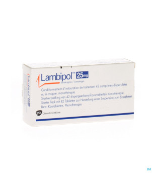 Lambipol starter pack add on tabl disp 42 x 25 mg