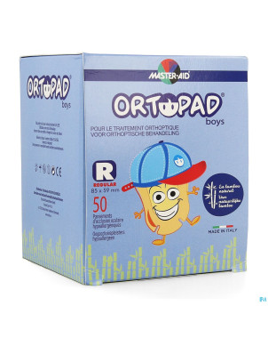 Ortopad regular for boys compresse ocul.  50 73324