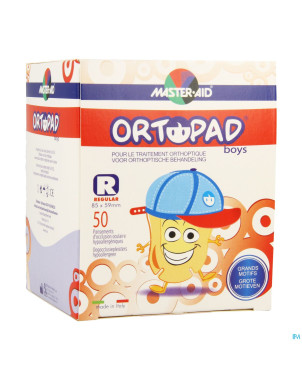 Ortopad regular for boys compresse ocul.  50 73324